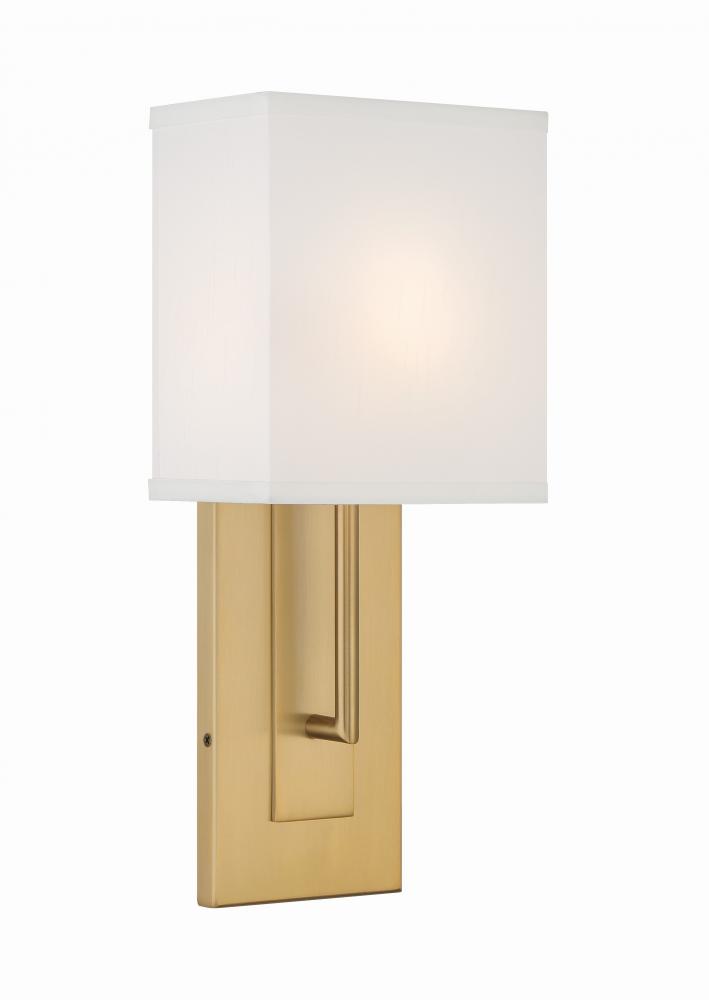 Brent 1 Light Vibrant Gold Sconce