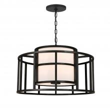 Crystorama 9595-MK - Brian Patrick Flynn Hulton 5 Light Matte Black Chandelier