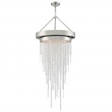 Crystorama CLA-A3207-PN-CL-MWP - Clarksen 6 Light Polished Nickel Chandelier