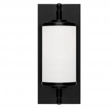 Crystorama FOS-A8050-MK - Foster 1 Light LED Matte Black Sconce