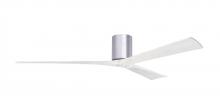 Matthews Fan Company IR3H-BN-MWH-72 - Irene - 3H - Brushed Nickel - Matte White Blades - 72" Blades