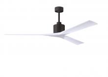Matthews Fan Company NKXL-TB-MWH-72 - Nan XL - 72" Ceiling Fan - Textured Bronze Finish - Matte White Blades