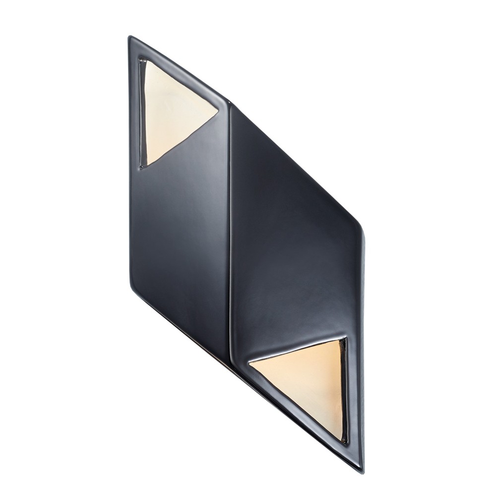 Small ADA Rhomboid Left LED Wall Sconce