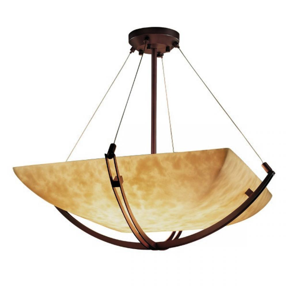 48" Pendant Bowl w/ Crossbar