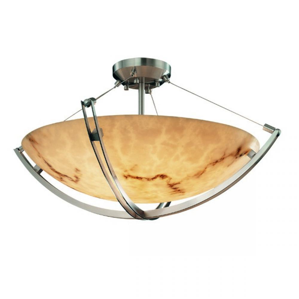 18" Semi-Flush Bowl w/ Crossbar