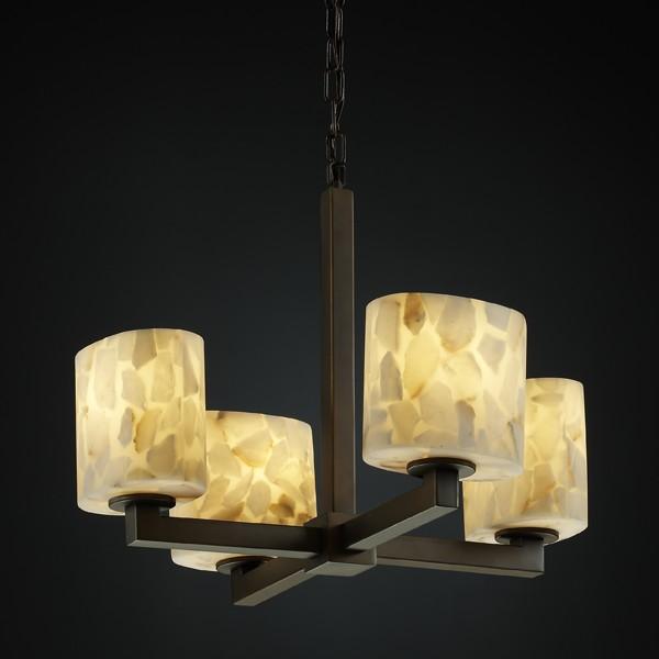 Modular 4-Light LED Chandelier