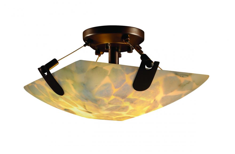 14" LED Semi-Flush Bowl w/ U-Clips