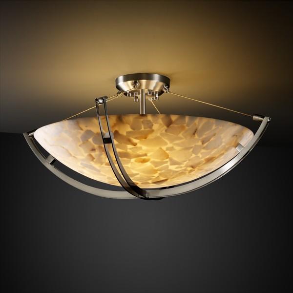 18" Semi-Flush Bowl w/ Crossbar