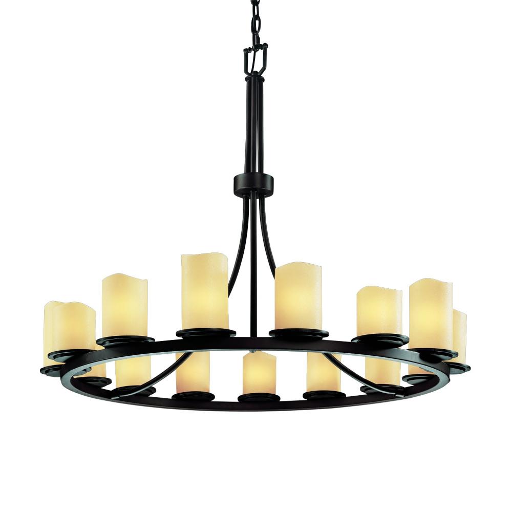 Dakota 15-Light 1-Tier Ring LED Chandelier