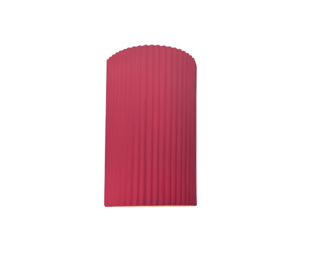 Small ADA LED Pleated Cylinder (Outdoor)