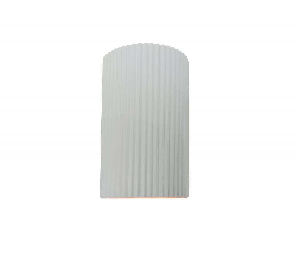 Small ADA Pleated Cylinder Wall Sconce