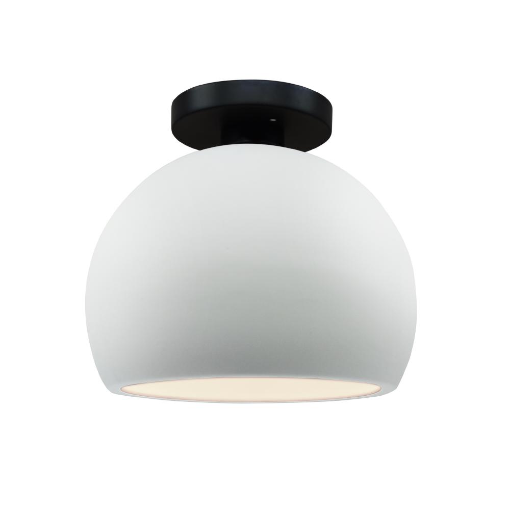 Small Globe Semi-Flush