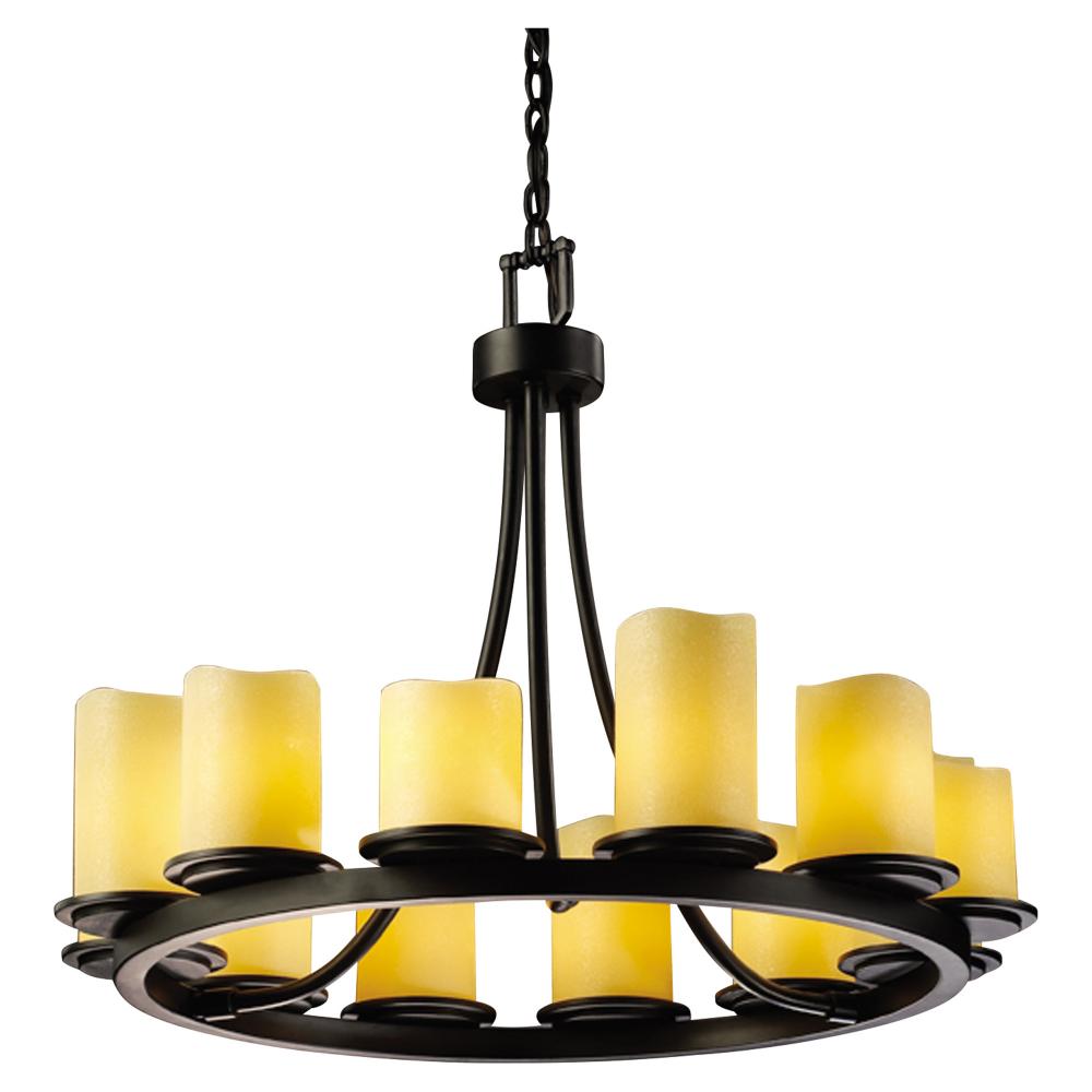 Dakota 12-Light Ring Chandelier (Short)