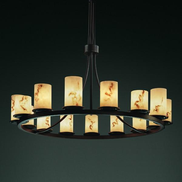 Dakota 15-Light 1-Tier Ring LED Chandelier