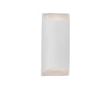 Justice Design Group CER-5755-WHT - Large ADA Tapered Cylinder Wall Sconce