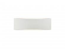 Justice Design Group CER-5767-WTWT - Large ADA Tapered Arc Wall Sconce
