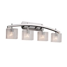 Justice Design Group FSN-8594-55-SEED-NCKL - Archway 4-Light Bath Bar