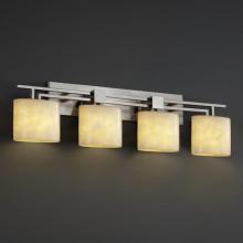 Justice Design Group CLD-8704-20-NCKL - Aero 4-Light Bath Bar