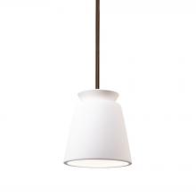 Justice Design Group CER-6425-BIS-DBRZ-RIGID - Small Trapezoid Pendant