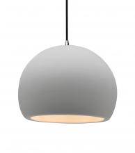 Justice Design Group CER-6535-BIS-NCKL-BKCD - Large Globe 1-Light Pendant