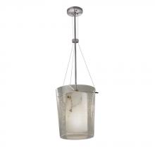 Justice Design Group FAL-8010-NCKL-LED1-700 - Amani 1-Light LED Center Drum Pendant