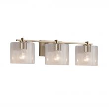 Justice Design Group FSN-8443-30-SEED-BRSS - Era 3-Light Bath Bar