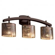 Justice Design Group FSN-8593-30-MROR-DBRZ - Archway 3-Light Bath Bar