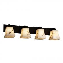 Justice Design Group FAL-8924-20-MBLK - Modular 4-Light Bath Bar