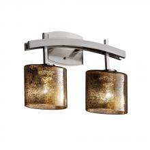 Justice Design Group FSN-8592-15-RBON-DBRZ - Archway 2-Light Bath Bar