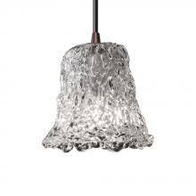 Justice Design Group GLA-8815-20-LACE-DBRZ-RIGID - Mini 1-Light Pendant