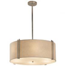 Justice Design Group FAB-9512-WHTE-NCKL - Reveal 24" Drum Pendant