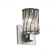 Justice Design Group WGL-8921-10-GRCB-ABRS - Modular 1-Light Wall Sconce