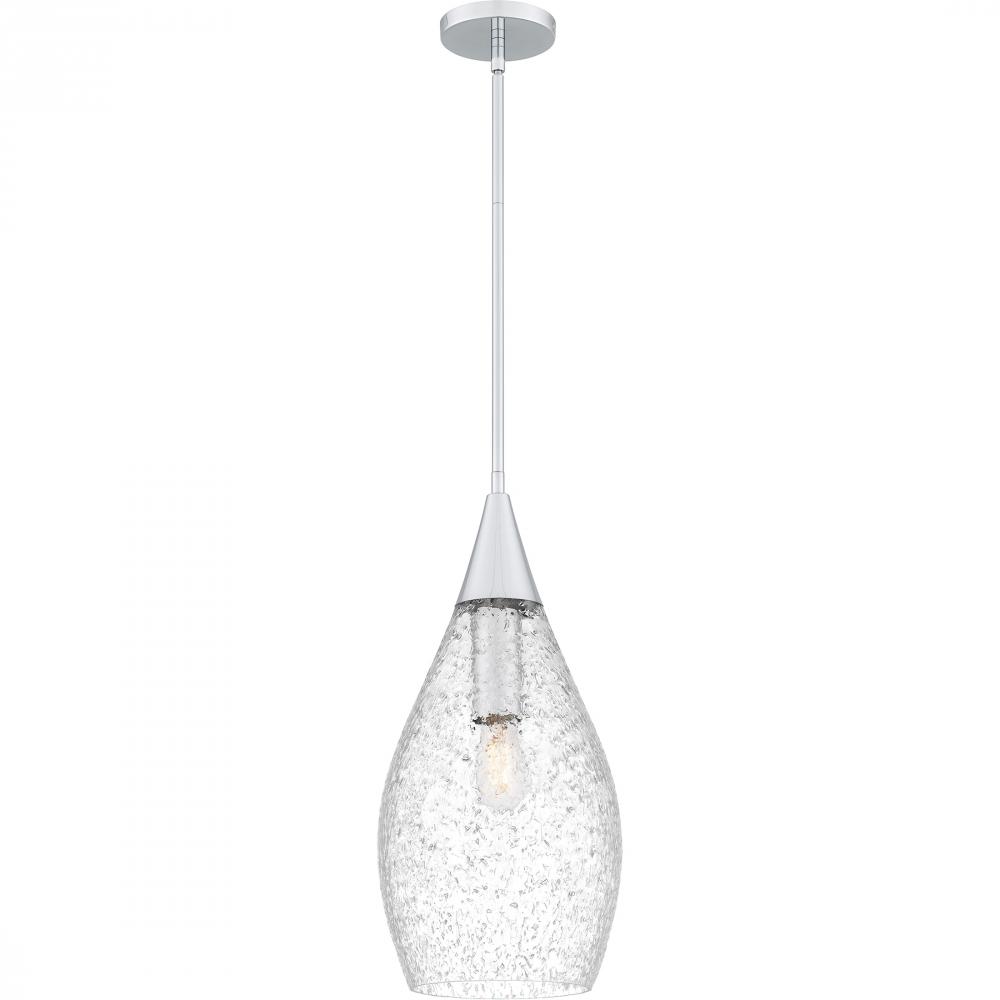 Spruce 1-Light Polished Chrome Pendant Light