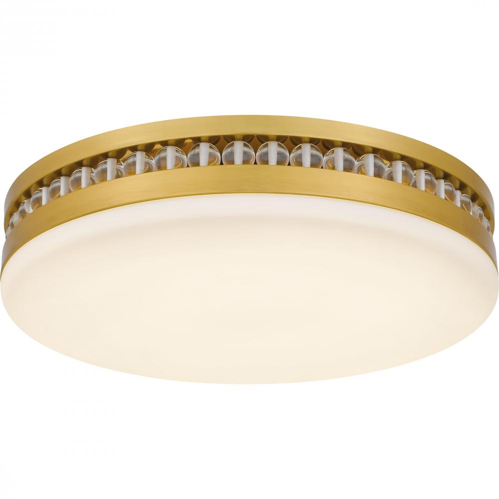 Carey Brushed Gold Flush Mount