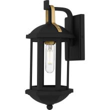 Quoizel CFD8406MBK - Crestfield 1-Light Matte Black Outdoor Wall Lantern