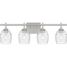 Quoizel LCY8629BN - Lucy 4-Light Brushed Nickel Bath Light