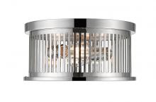 Z-Lite 334F2PN - 2 Light Flush Mount