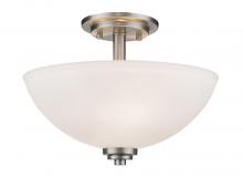 Z-Lite 443SF-BN - 3 Light Semi Flush Mount