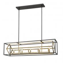 Z-Lite 457-10L-OBR-BRZ - 10 Light Linear Chandelier