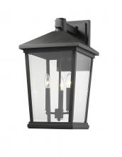 Z-Lite 568XL-BK - 3 Light Outdoor Wall Light