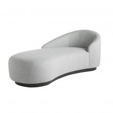 Arteriors Home 8146 - Turner Chaise Iceberg Linen Grey Ash, Left Arm