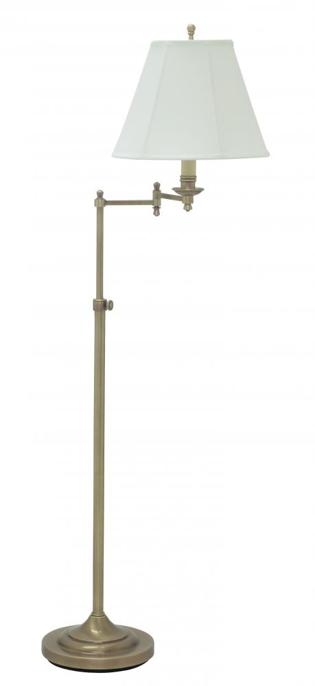 Club Adjustable Swing Arm Floor Lamp