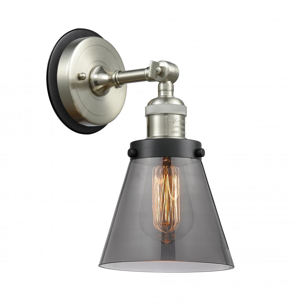 Cone - 1 Light - 6 inch - Polished Chrome - Sconce