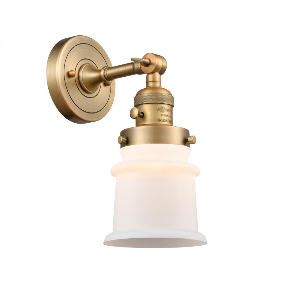 Canton - 1 Light - 5 inch - Brushed Brass - Sconce