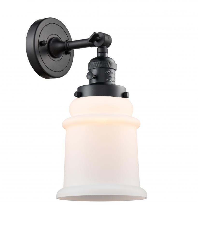 Canton - 1 Light - 7 inch - Matte Black - Sconce