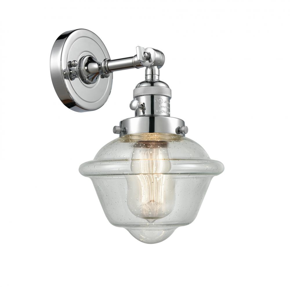 Oxford - 1 Light - 8 inch - Polished Chrome - Sconce