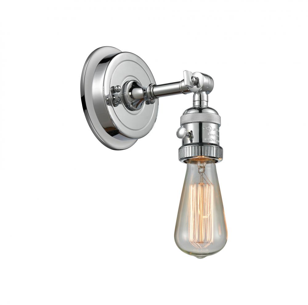 Bare Bulb - 1 Light - 5 inch - Polished Chrome - Sconce