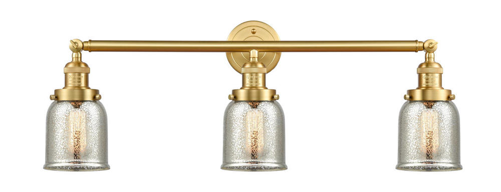 Bell - 3 Light - 30 inch - Satin Gold - Bath Vanity Light