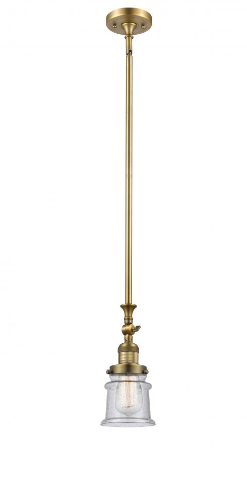 Canton - 1 Light - 5 inch - Brushed Brass - Stem Hung - Mini Pendant