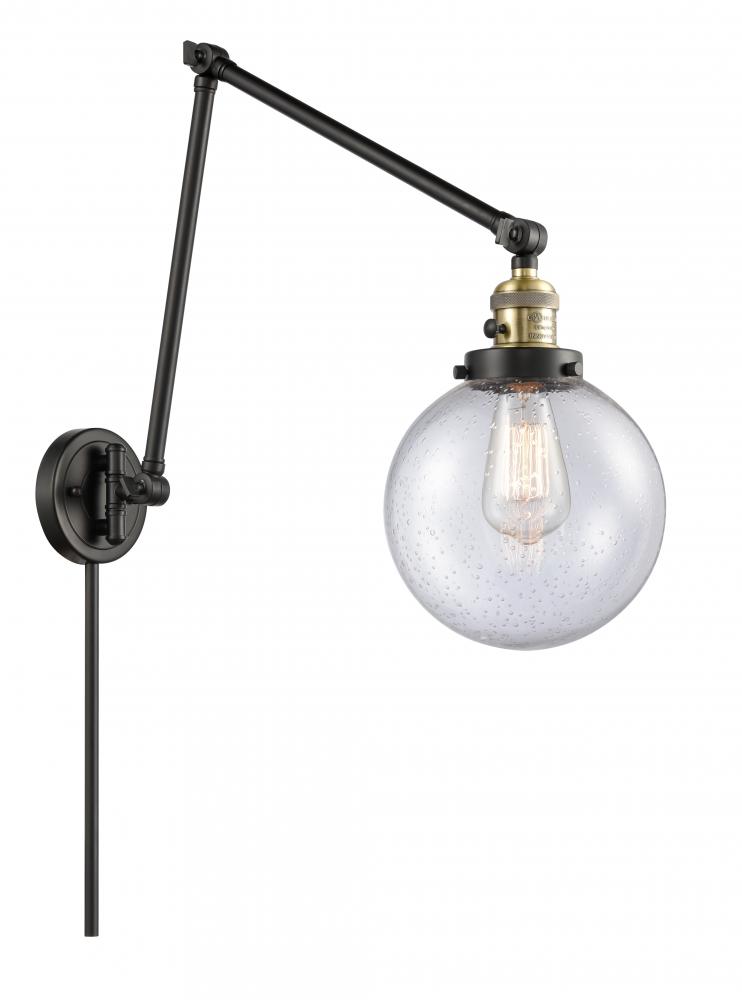 Beacon - 1 Light - 8 inch - Black Antique Brass - Swing Arm